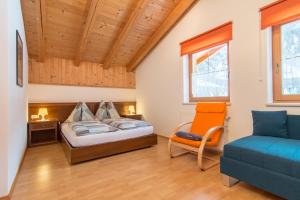 Postel nebo postele na pokoji v ubytování Haus Salchner