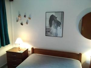 Posteľ alebo postele v izbe v ubytovaní Skiourakia