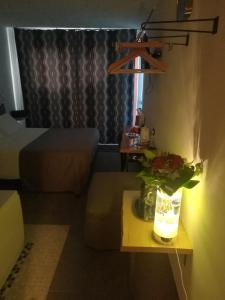 A bed or beds in a room at La Stella delle Alpi
