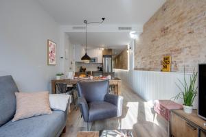 Posezení v ubytování LucasLand Apartments Barcelona