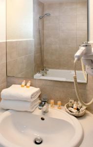 Koupelna v ubytování Als Hôtel