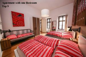 Postel nebo postele na pokoji v ubytování City Apartment Vienna