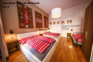Postel nebo postele na pokoji v ubytování City Apartment Vienna