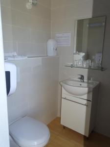 Koupelna v ubytování Hôtel Acajou