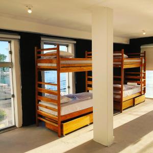 Postel nebo postele na pokoji v ubytování Manhatã Hostel