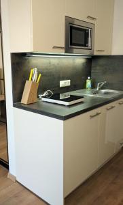 Kuchnia lub aneks kuchenny w obiekcie 213 Prag, Studio Apartment, 27m2, 1-2 Personen