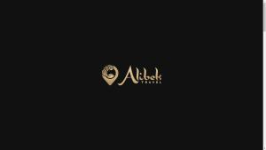 un logotipo de oro sobre fondo negro en Khiva Alibek B&B & Travel, en Khiva