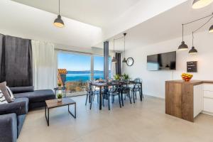 Posezení v ubytování Apartments Solis Lacus Penthouse