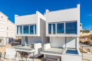 Balkón nebo terasa v ubytování Apartments Solis Lacus Penthouse