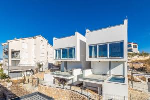 Balkón nebo terasa v ubytování Apartments Solis Lacus Penthouse