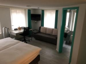 Postelja oz. postelje v sobi nastanitve Hotel Freihof