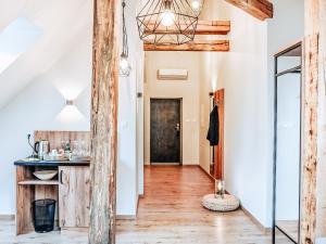 Küche/Küchenzeile in der Unterkunft FOLGA - Hotel, Restauracja, Browar, SPA