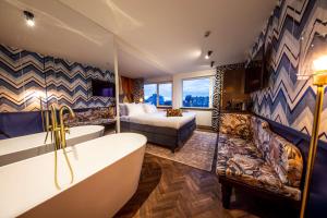 Posezení v ubytování Hotel Haarhuis + 37 fotografií