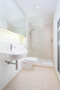 A bathroom at Quartermile Central Apartment