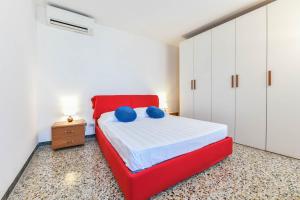 Tempat tidur dalam kamar di Mascareta, central apartment