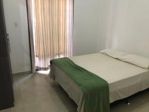 Postel nebo postele na pokoji v ubytování Apartamento 02 no Vivendas do Serrano em Lençóis