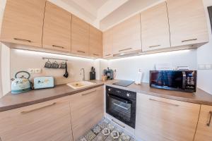 Køkken eller tekøkken på Sofia Vintage Life Apartment