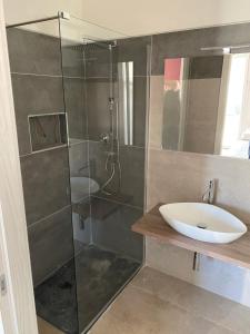 Koupelna v ubytování B&B Bertani