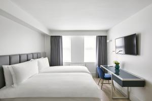 Cama o camas de una habitación en COMO Metropolitan London Residences