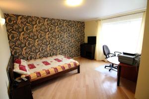 Katil atau katil-katil dalam bilik di WOW House Lviv