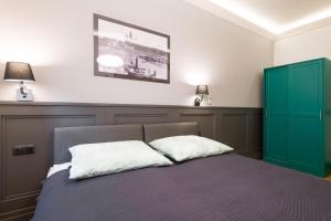 Posteľ alebo postele v izbe v ubytovaní LUXURY Apartment at the Main Square