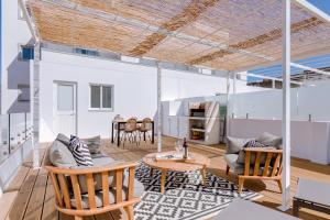 Χώρος καθιστικού στο DREAM OF LOFT