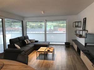Posezení v ubytování Penthouse Lebierre