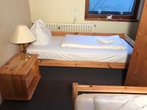 Postel nebo postele na pokoji v ubytování Haus Merian