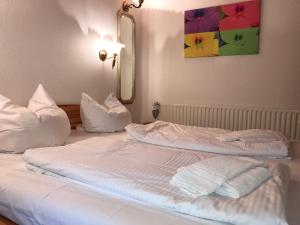 Postel nebo postele na pokoji v ubytování Haus Merian