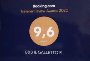 Certifikát, ocenenie alebo iný dokument vystavený v ubytovaní B&B IL GALLETTO R.