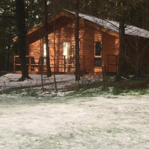 Butterfly cabin v zimě