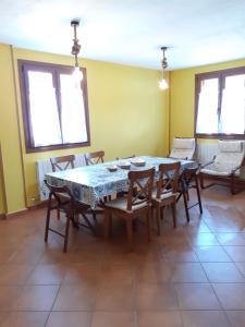 Posezení v ubytování Casa Rural Izarrak