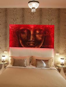 Postel nebo postele na pokoji v ubytování Luxury Suite