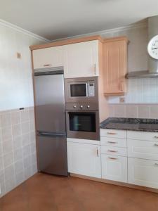 Kuchyň nebo kuchyňský kout v ubytování Casa Rural Izarrak