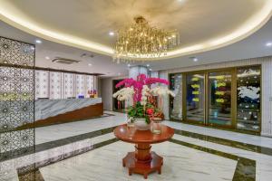 Vstupní hala nebo recepce v ubytování MANLI Resort Quảng Bình