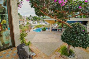 Zahrada ubytování Orza - holiday home with private swimming pool in Benissa