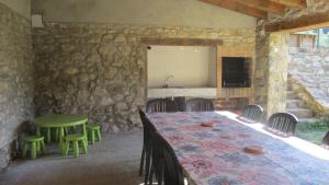 A seating area at Can Mahola