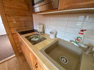 Kuchnia lub aneks kuchenny w obiekcie Apartamenty pokoje Nad Potokiem