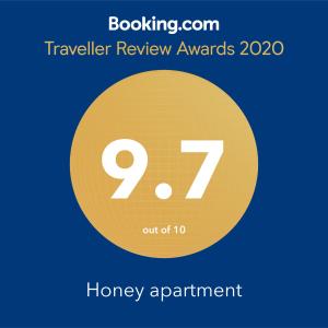 Honey apartment tanúsítványa, márkajelzése vagy díja