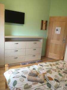 Postel nebo postele na pokoji v ubytování Ranch Marina
