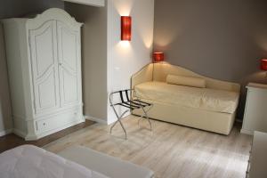 Postel nebo postele na pokoji v ubytování Cascina Volta