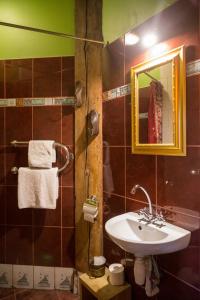 Koupelna v ubytování Fontaine Valhalla Hotel
