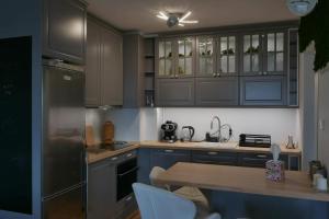 Kuchyň nebo kuchyňský kout v ubytování Apartament Soft 16 + 5 fotografií