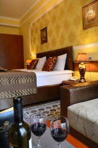 Posezení v ubytování David Hotel - Ethno style