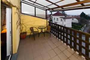 Balkoni atau teres di Hotel Wolf