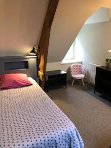 Katil atau katil-katil dalam bilik di Gite Boulogne-sur-mer