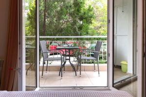 Μπαλκόνι ή βεράντα στο Cozy Studio Near the Beach