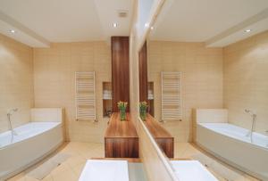 Kúpeľňa v ubytovaní Apartament Rynek - Zielona Kamienica + 37 fotografií
