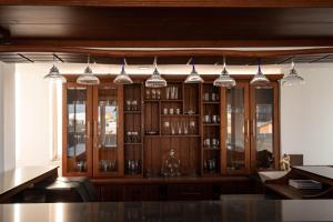 The lounge or bar area at Port View City Hotel