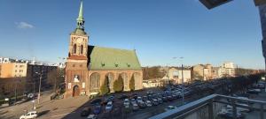Výhľad na mesto Gdansk alebo výhľad na mesto priamo z apartmánu